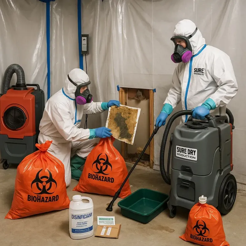 Contaminated Water Handling Protocols process in Rio Lajas, PR